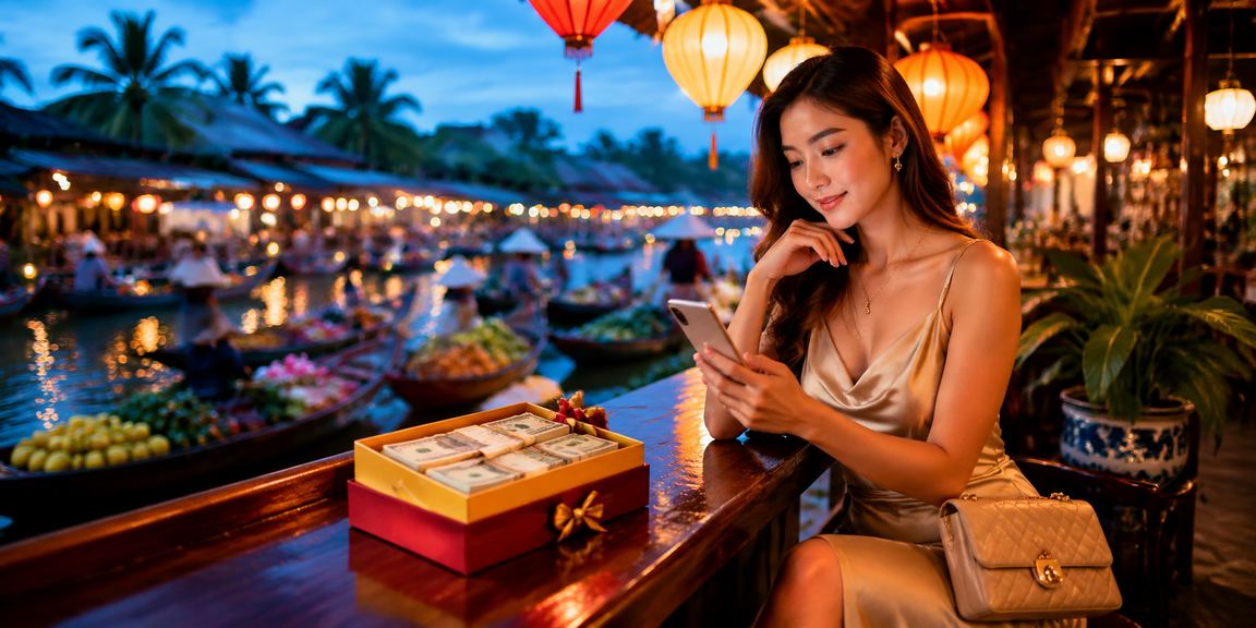 Khung cảnh lễ hội giải trí và casino di động tại Hội An