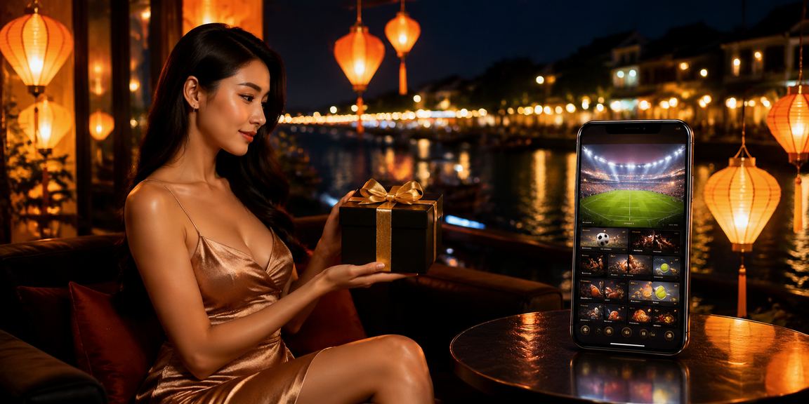 Cảnh đèn lồng Hội An rực rỡ về đêm, điểm hẹn của người chơi xổ số online và cả offline